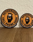 Authorized Cell Phone User Sticker