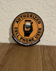 Authorized Cell Phone User Sticker