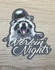 Funny Racoon Sticker