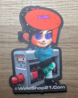 Welder Girl Sticker