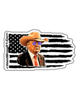 Trump American Flag sticker