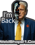 Trump Terminator Sticker