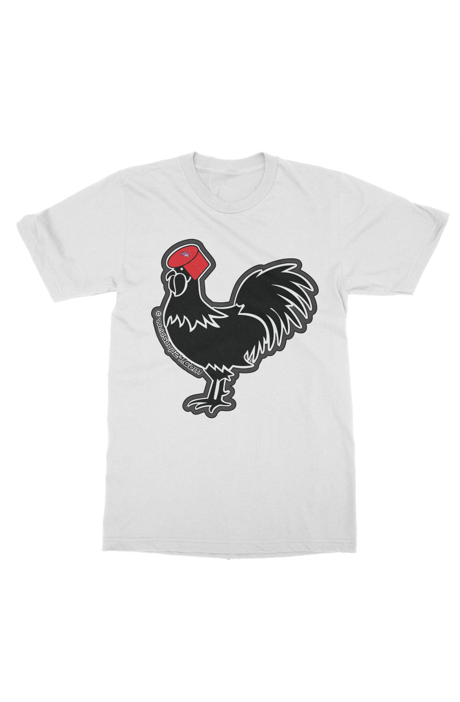 Weld Rooster Tee- White