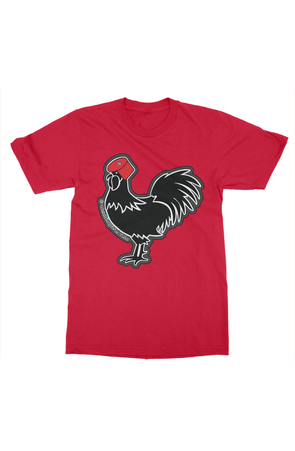 Weld Rooster Tee- Red