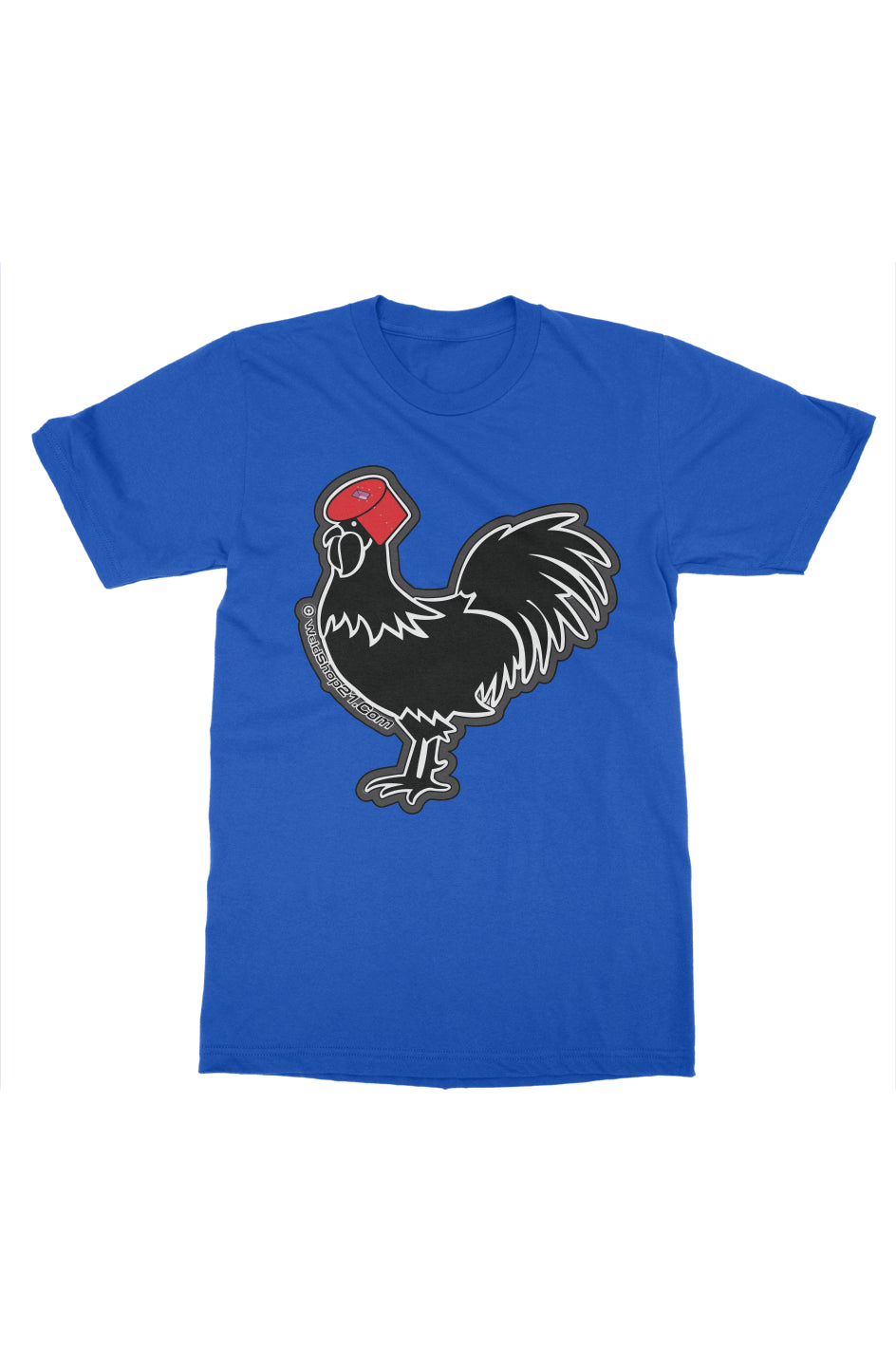 Weld Rooster Tee- Royal Blue