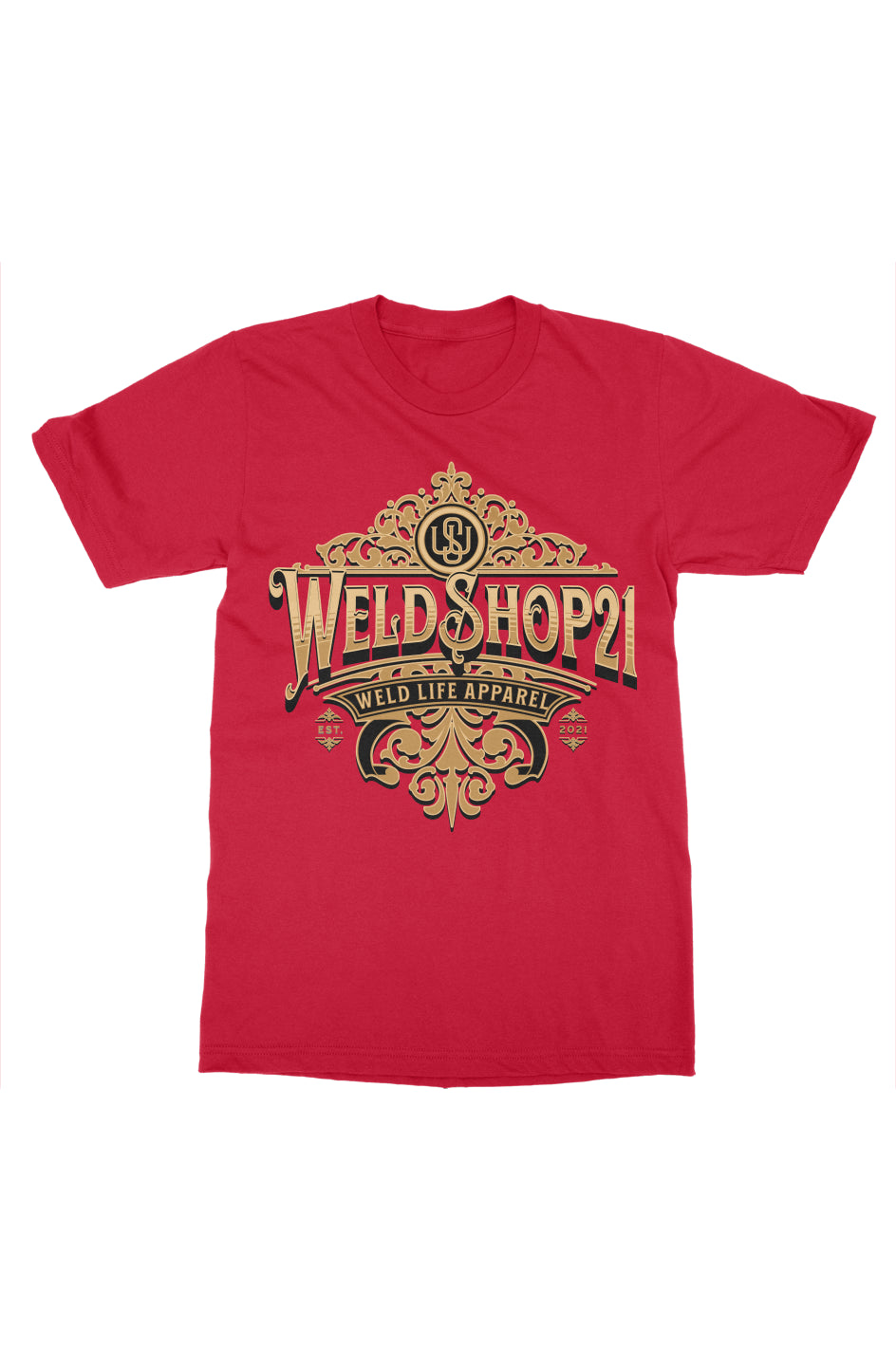 WeldLife Aparel Tee- Red