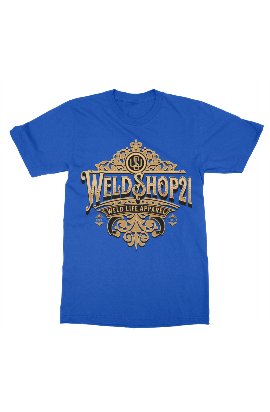 WeldLife Aparel Tee- Royal Blue