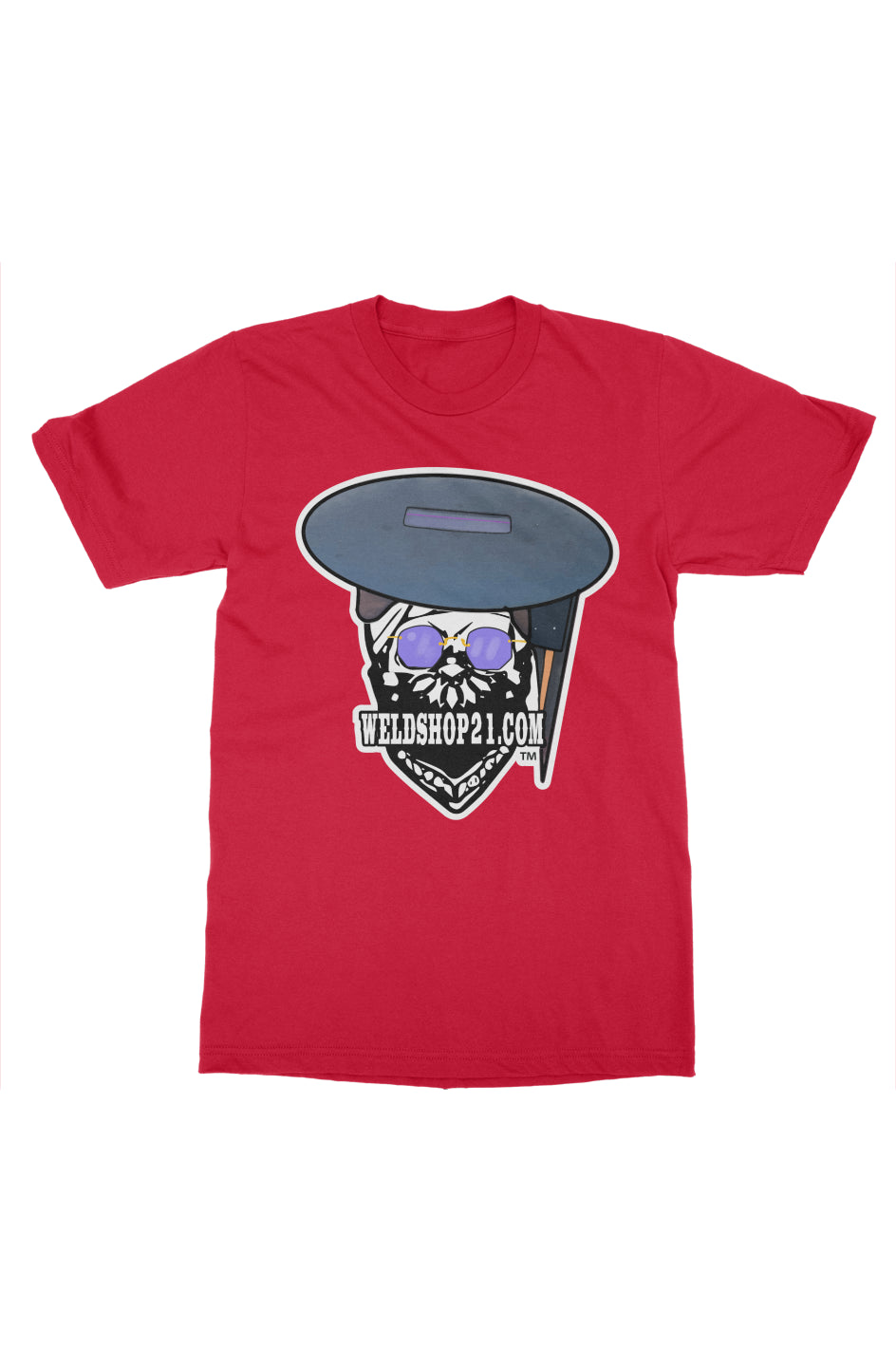 WeldShop21 Pancake Tee- Red