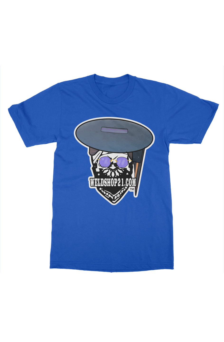 WeldShop21 Pancake Tee- Royal Blue