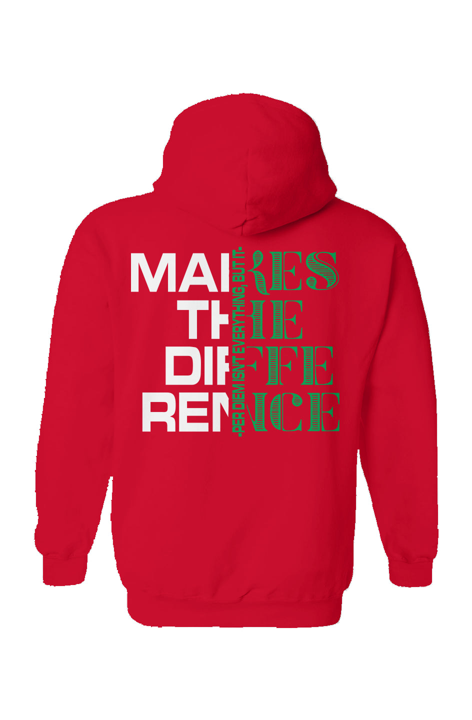 Per Diem Makes The Difference Hoodie- Red