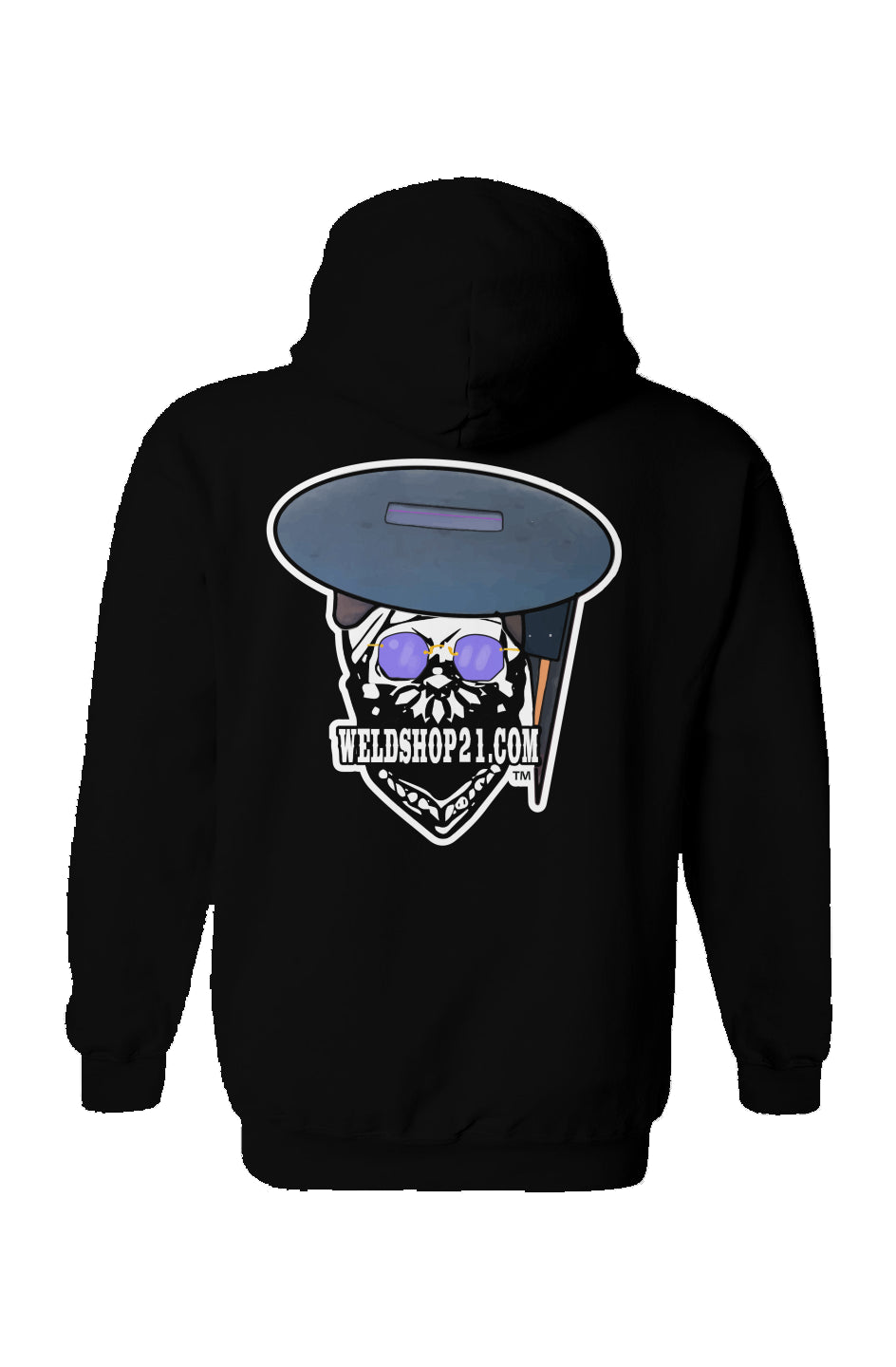 WeldShop21 Pancake Hoodie- Black