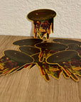 Skull & Shield Gold Holographic Sticker
