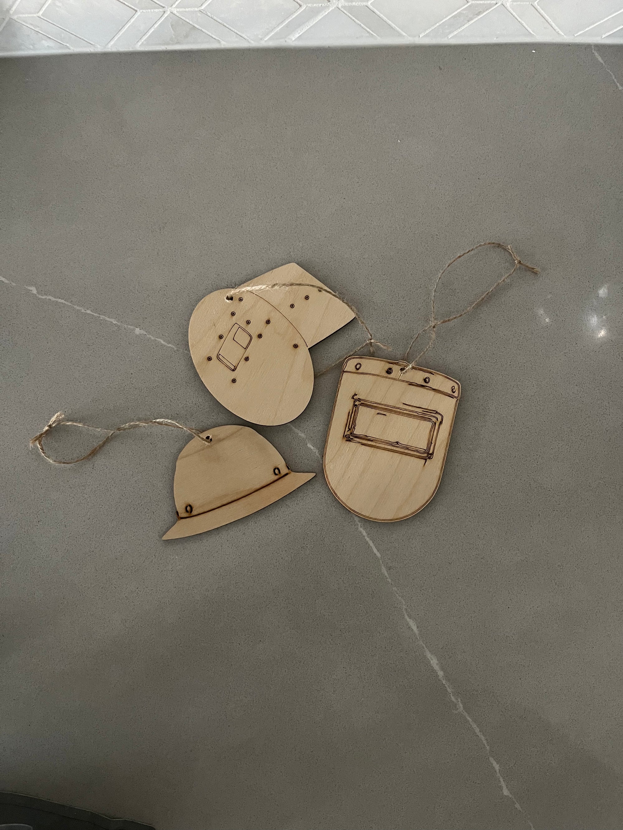 Custom Engraved Wooden Christmas Ornaments