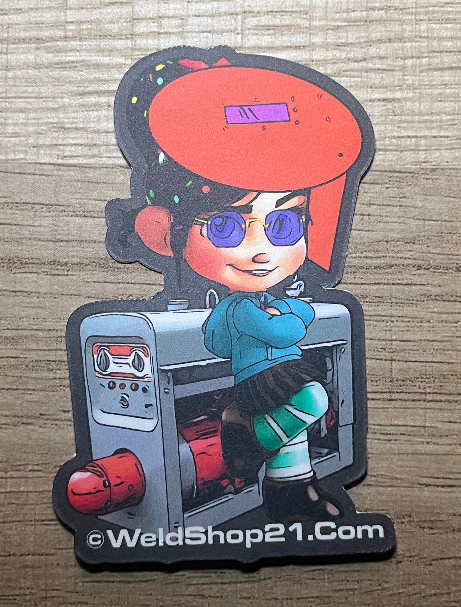Welder Girl Sticker
