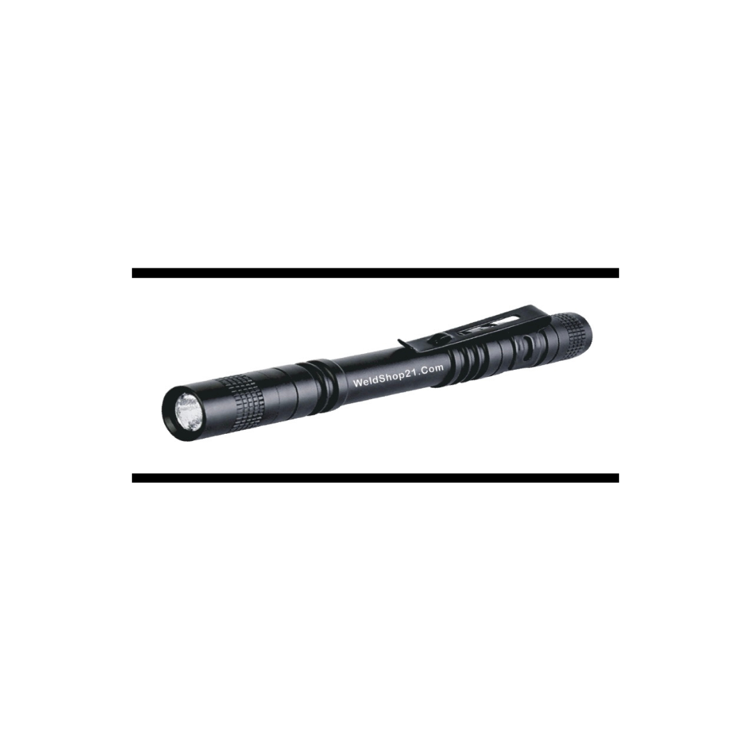 Welder Flashlight Battery Operated black