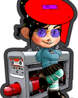 Welder Girl Sticker